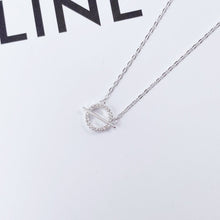 Dây chuyền bạc nữ CDE Circle Toggle Silver Necklace CDE6313