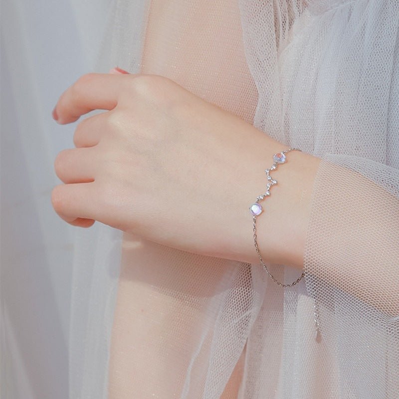 Star Moonstone Bracelet Silver - 2221SV
