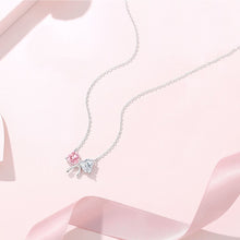 Dây chuyền LAMY Crystal Bow Silver Necklace CDE6325PI