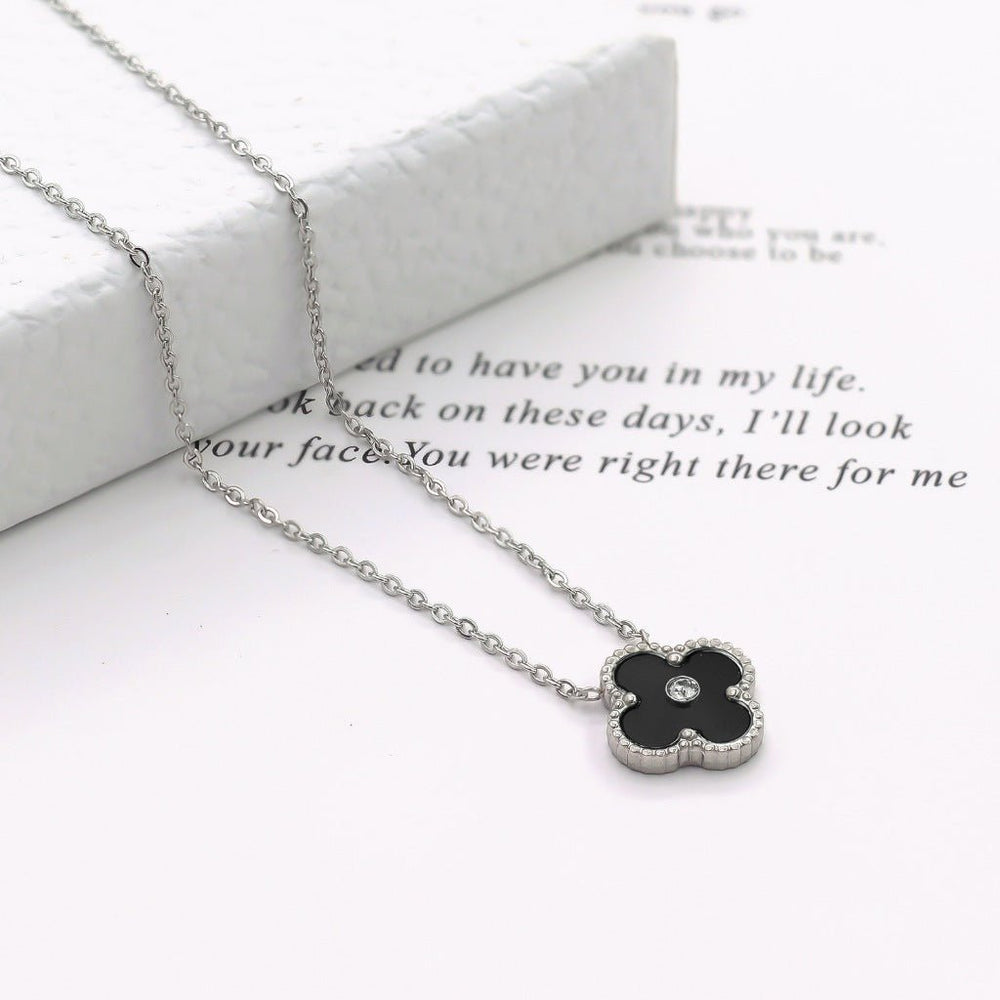 Lucky Four Leaf Necklace Silver - 6356SV
