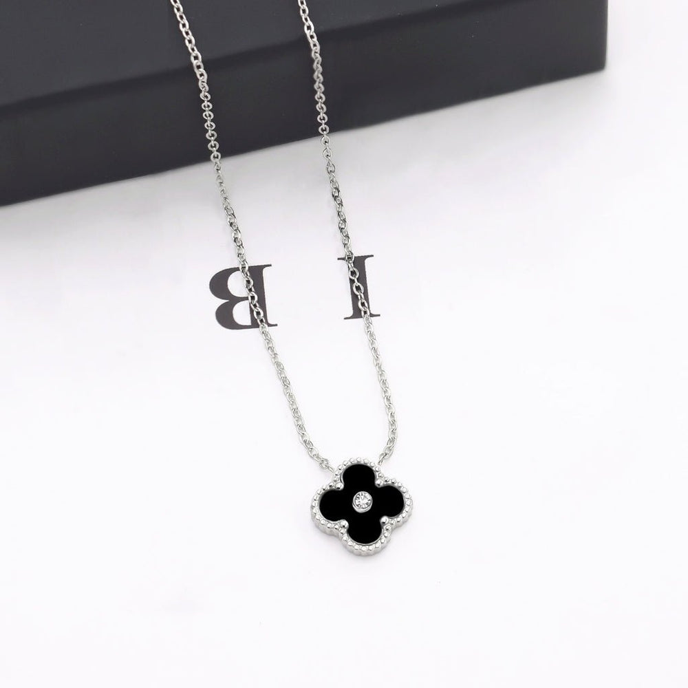 Lucky Four Leaf Necklace Silver - 6356SV