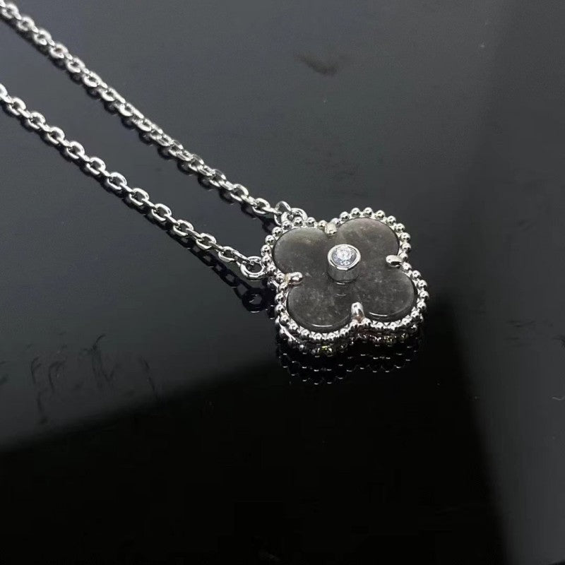 Lucky Four Leaf Necklace Silver - 6356SV