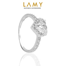 Nhẫn đôi bạc LAMY Couple Wedding Rings Silver CDE8195PI & CDE8242SV