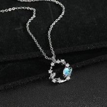 Dây chuyền CDE Star Moonstone Planet Bạc CDE6328SV