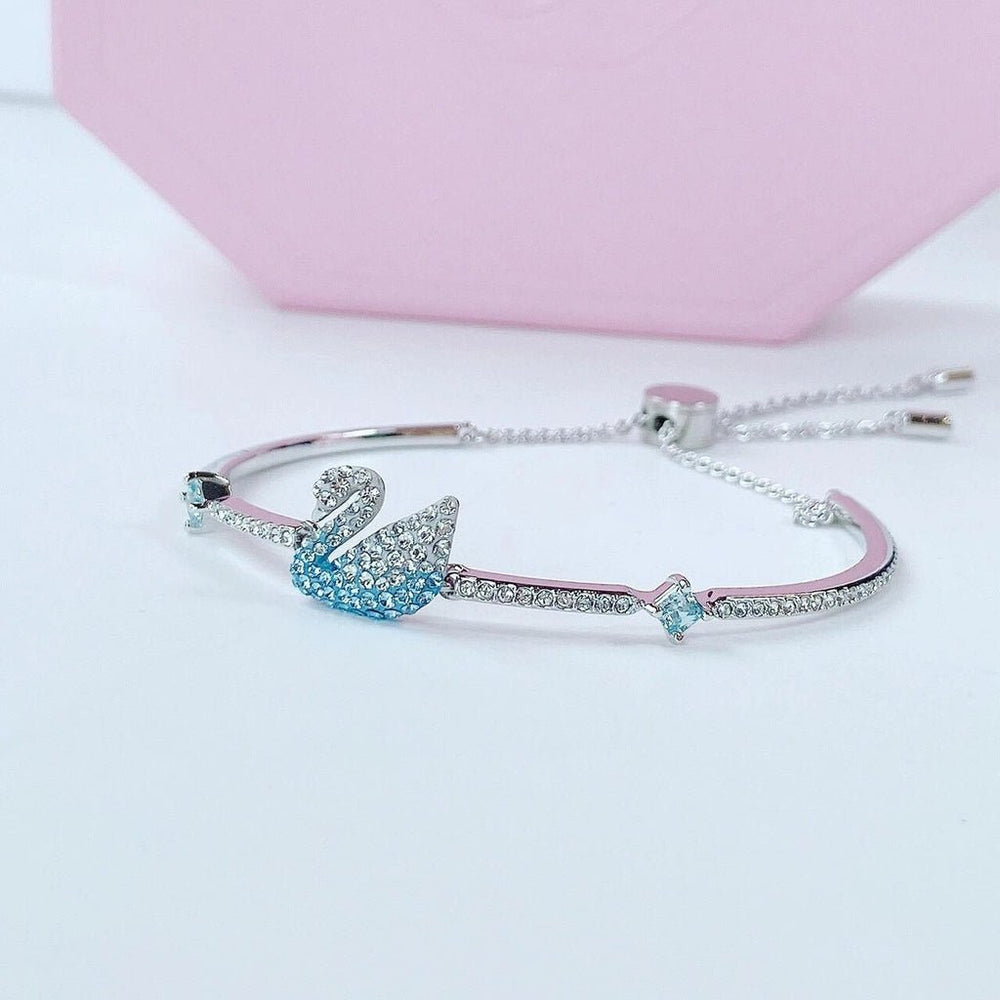 Blue Iconic Swan Bracelet Blue