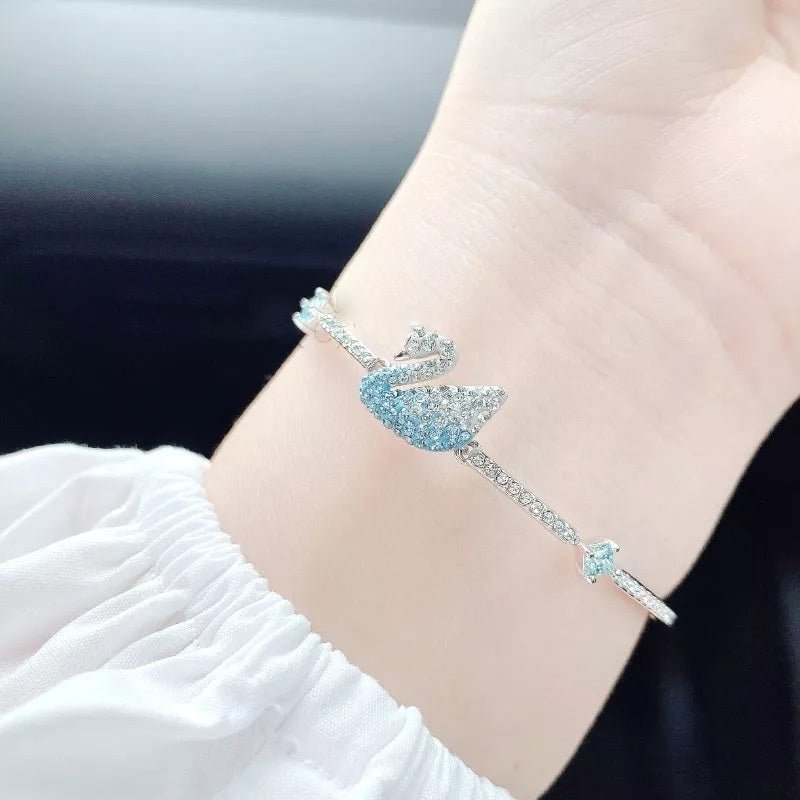 Blue Iconic Swan Bracelet Blue