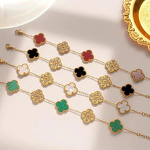 Vòng tay LAMY Four Leaf Clover Bracelet in Green CDE2163RD