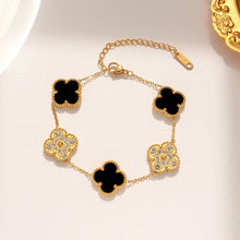 Vòng tay LAMY Four Leaf Clover Bracelet in Green CDE2163RD