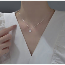 Dây chuyền LAMY Rotating Four-Leaf Clover Necklace Bracelet Silver 6297