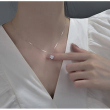 Dây chuyền LAMY Rotating Four-Leaf Clover Necklace Bracelet Silver 6297