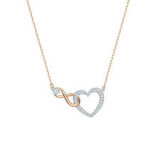Dây chuyền LAMY Infinity Heart Necklace Rose Gold CDE6319RG
