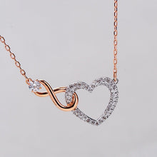 Dây chuyền LAMY Infinity Heart Necklace Rose Gold CDE6319RG