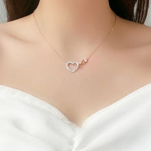 Dây chuyền LAMY Infinity Heart Necklace Rose Gold CDE6319RG