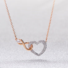 Dây chuyền LAMY Infinity Heart Necklace Rose Gold CDE6319RG