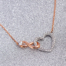 Dây chuyền LAMY Infinity Heart Necklace Rose Gold CDE6319RG