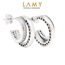 Khuyên tai LAMY  Double Hoop CDE3021SV