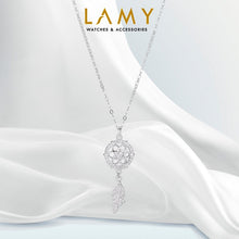 Dây chuyền LAMY Sparkling Feather Necklace Silver CDE6228