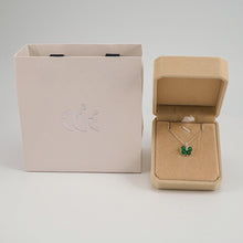 Dây chuyền bạc LAMY  Sparkling Love Green Necklace Silver CDE6132GR