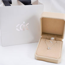 Dây chuyền LAMY Pink Heart Moon Pendant Necklace Silver CDE6229PI