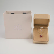 Dây chuyền bạc LAMY Sparkling Love Red Necklace Silver CDE6132RD