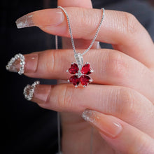 Dây chuyền bạc LAMY Sparkling Love Red Necklace Silver CDE6132RD