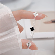 Vòng tay bạc nữ LAMY Fashionable Flower Bracelet Silver CDE2199