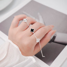 Vòng tay bạc nữ LAMY Fashionable Flower Bracelet Silver CDE2199