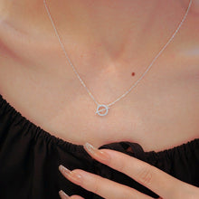 Dây chuyền bạc nữ CDE Circle Toggle Silver Necklace CDE6313