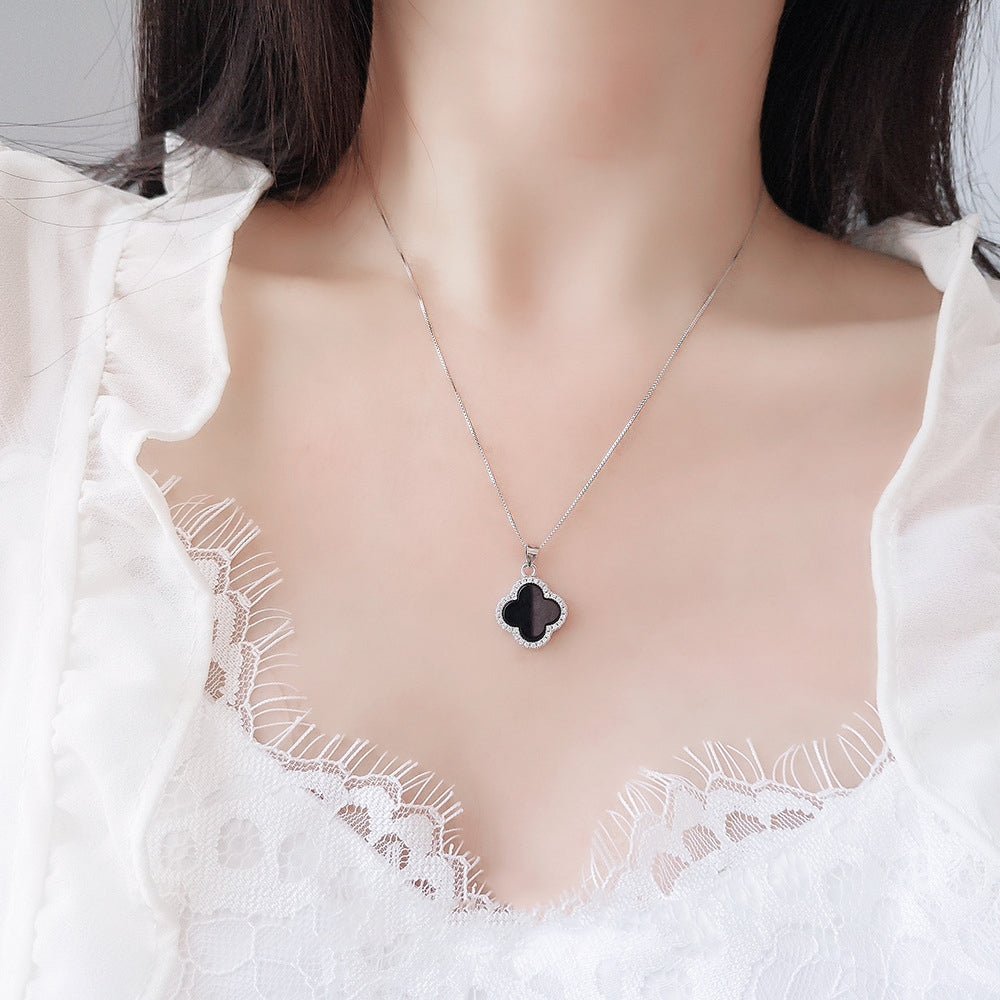 Four Leaf Jewelry Set Silver