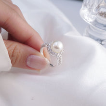 Nhẫn bạc LAMY  Luxurious Synthetic Pearl Silver CDE8223SV