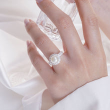 Nhẫn bạc LAMY  Luxurious Synthetic Pearl Silver CDE8223SV