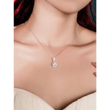 Dây chuyền Sparkling Radiance Necklace with High-Quality Gemstones CDE6080SV - Sterling Silver Women's Necklace