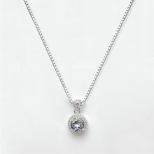 Dây chuyền Sparkling Radiance Necklace with High-Quality Gemstones CDE6080SV - Sterling Silver Women's Necklace