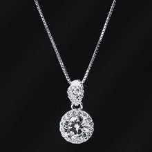 Dây chuyền Sparkling Radiance Necklace with High-Quality Gemstones CDE6080SV - Sterling Silver Women's Necklace