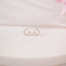 Hoa tai bạc CDE Crescent Moon Star Hoa tai bạc Sterling CDE3232