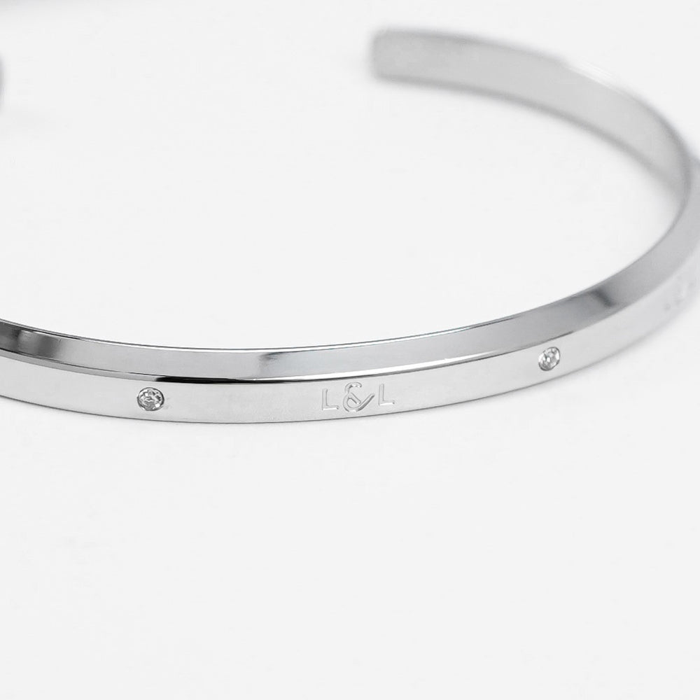 Lyz & Liam Lumine Cuff Silver
