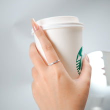 Nhẫn bạc LAMY Shiny Crystal Ring Silver CDE8325