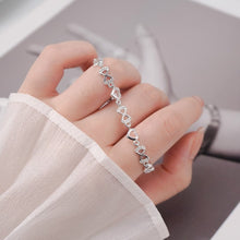 Vòng tay LAMY Hourglass Heart Silver Bracelet CDE2196