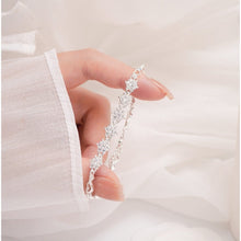 Vòng tay LAMY Stone Snowflake Silver Bracelet CDE2197