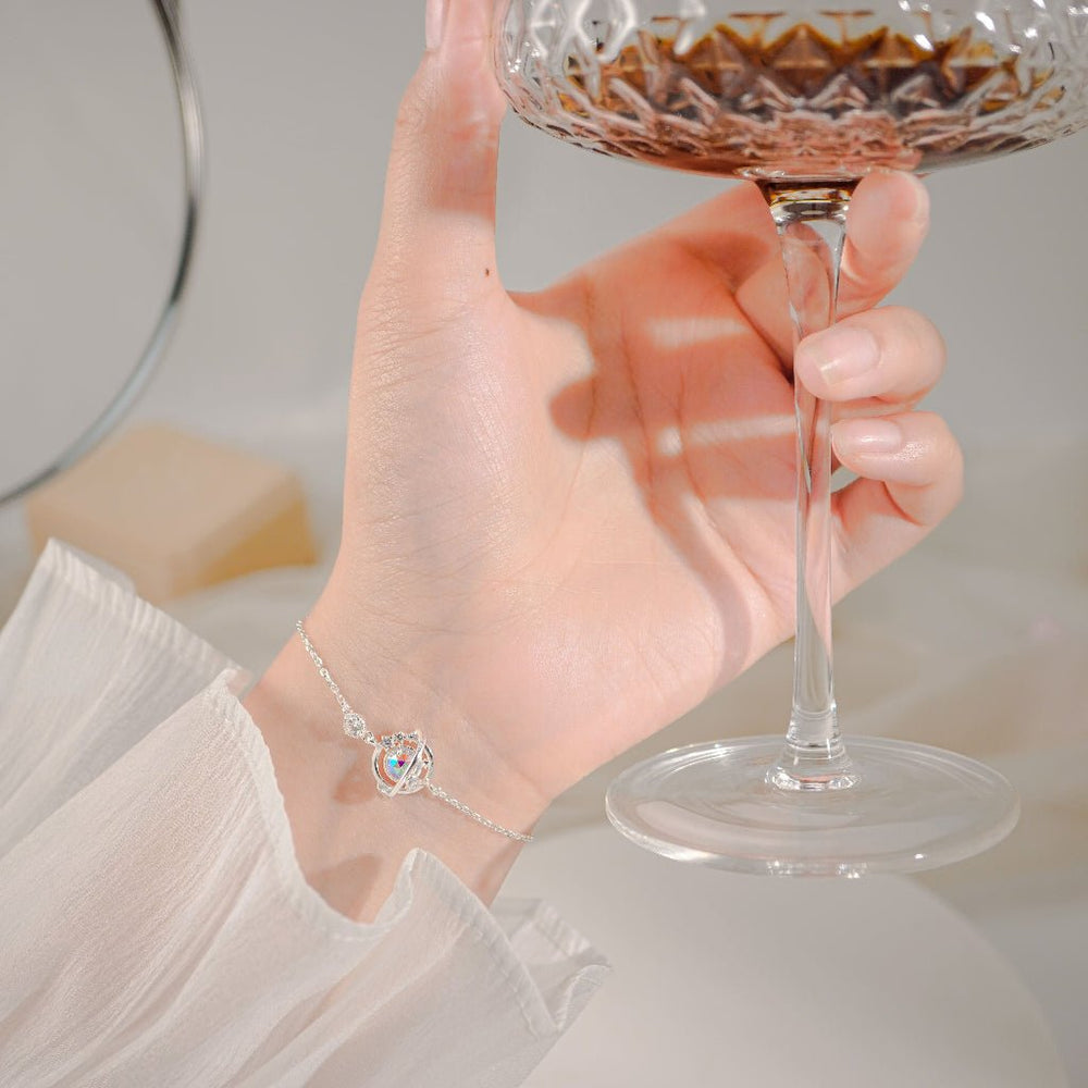 Planet Moonstone Bracelet Silver - 2226SV