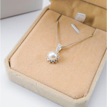 Dây chuyền LAMY Pearl Flower Pendant Silver Necklace CDE6249