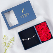 Bộ trang sức LAMY Four Leaf Clover Sparkling Silver Bracelet CDE2187SV