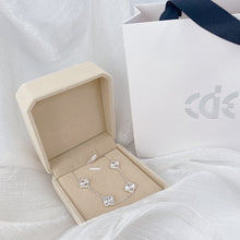 Vòng tay LAMY Four Leaf sparkling 4-leaf clover Bracelet Silver CDE2187SV