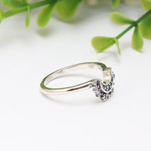 Nhẫn nữ CDE Celestial Blue Sparkling Moon Silver Ring CDE8371SV - Nhẫn bạc S925 cao cấp