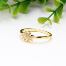 Nhẫn nữ CDE Celestial Sparkling Sun Gold Ring CDE8372GG - Nhẫn bạc S925 cao cấp