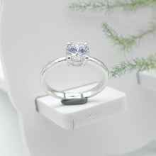 Nhẫn bạc nữ CDE Elegant Classic Stone Silver Ring CDE8355SV - Nhẫn bạc ta cao cấp