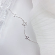 Vòng tay bạc nữ LAMY Leaves Bracelet Silver CDE2192