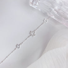 Vòng tay bạc nữ LAMY Leaves Bracelet Silver CDE2192