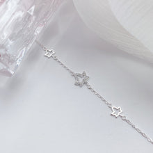 Vòng tay bạc nữ LAMY Leaves Bracelet Silver CDE2192