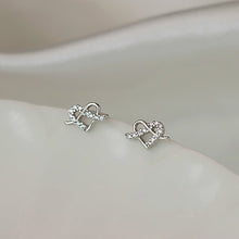 Khuyên tai LAMY Infinity Heart Silver Earrings CDE3263SV
